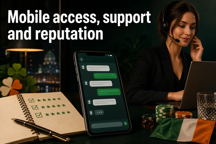 Mobile access, support and reputation